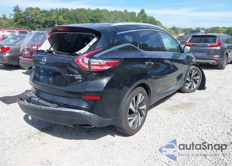 2018 Nissan Murano Platinum из США, поврежденный, VIN 5N1AZ2MH0JN185706